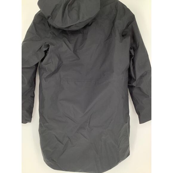 Arc'teryx Women's Large Black Beta Down Parka Coat Hooded Zip Up Outdoor HR4-32 - Picture 9 of 12